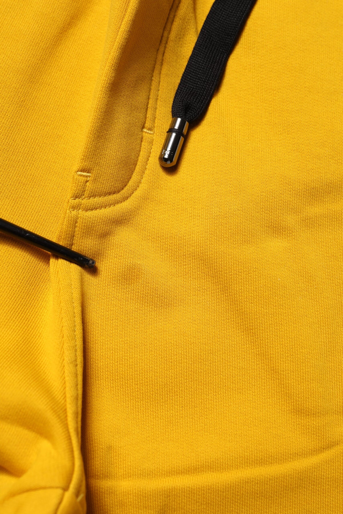 Dolce & Gabbana Yellow Cotton Sweatpant Jogger Trouser Pants