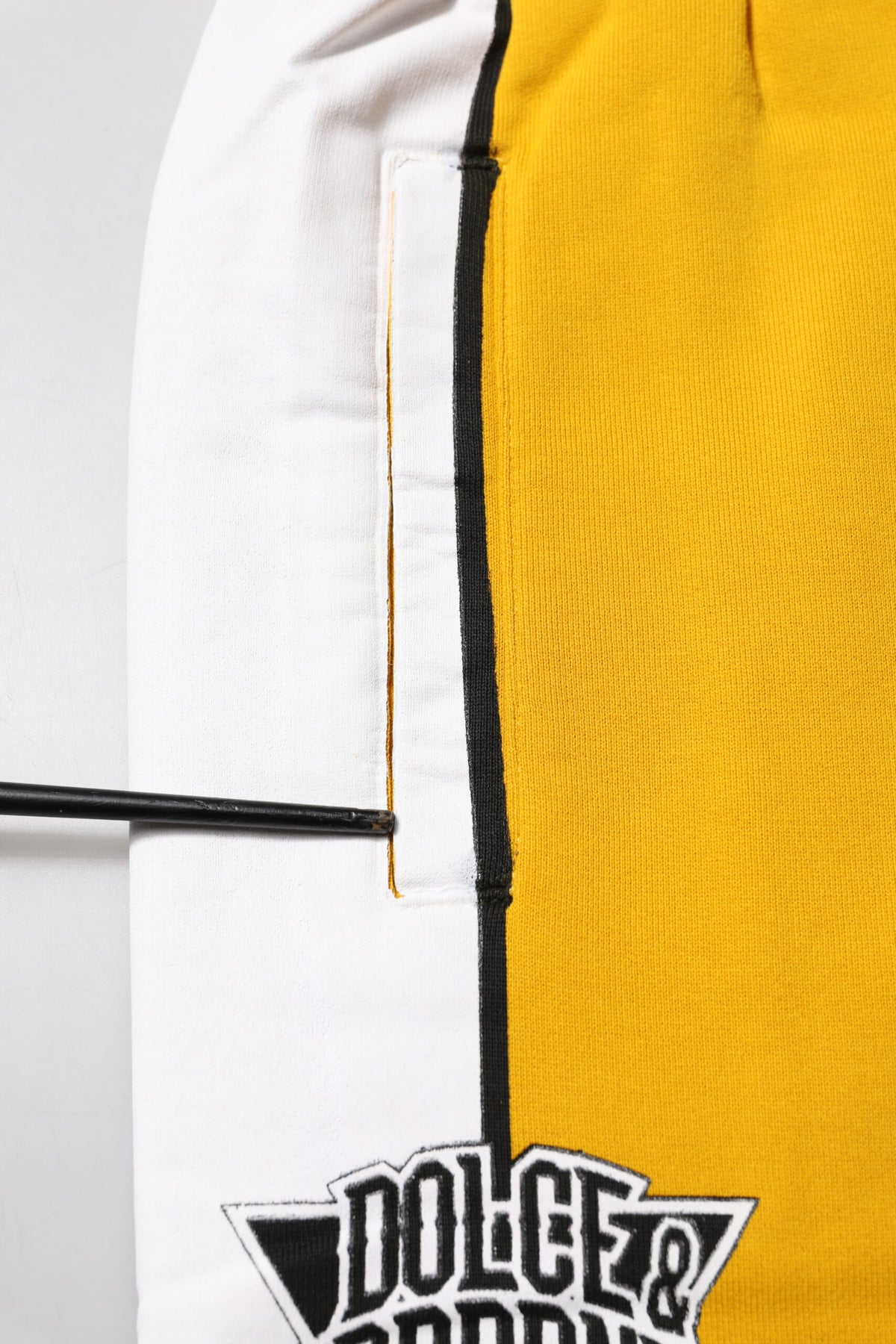 Dolce & Gabbana Yellow Cotton Sweatpant Jogger Trouser Pants