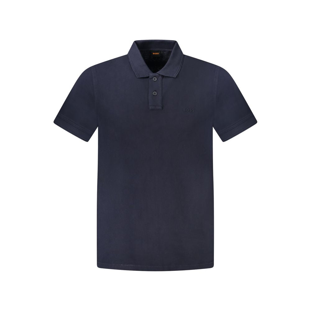 Hugo Boss Blu Cotone Uomo Polo