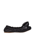 Miu Miu Black Leather Ballet Flats