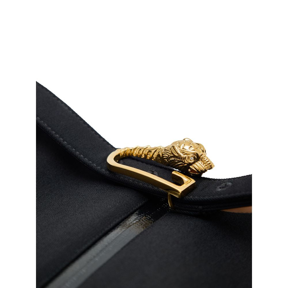 Gucci Black Wool Midi Skirt