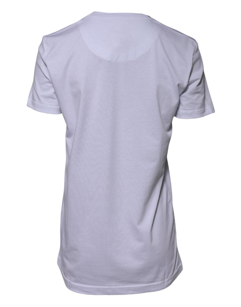 Dolce & Gabbana White Cotton Goodluck 2023 Crew NeckT-shirt