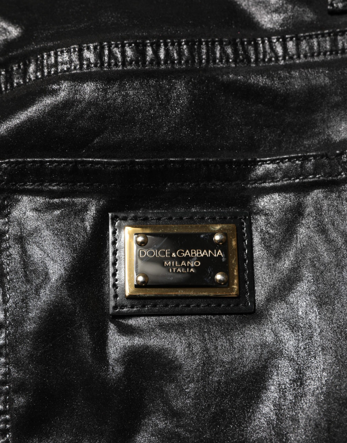 Dolce & Gabbana Black High Waist Skinny GRACE Denim Jeans