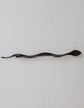 Dolce & Gabbana Black Brass Crystal Spilla Serpente Mens Brooch Pin