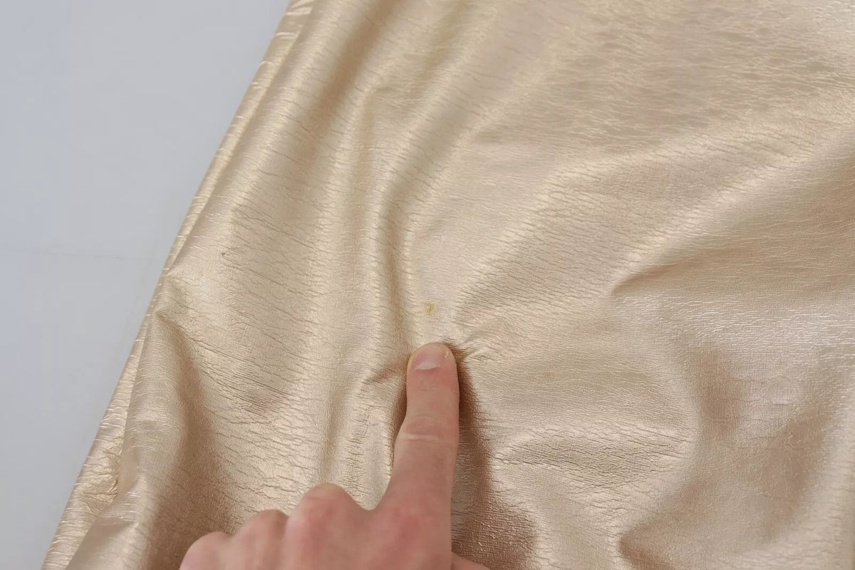 Dolce & Gabbana Metallic Gold Polyester Straight Trouser Pants
