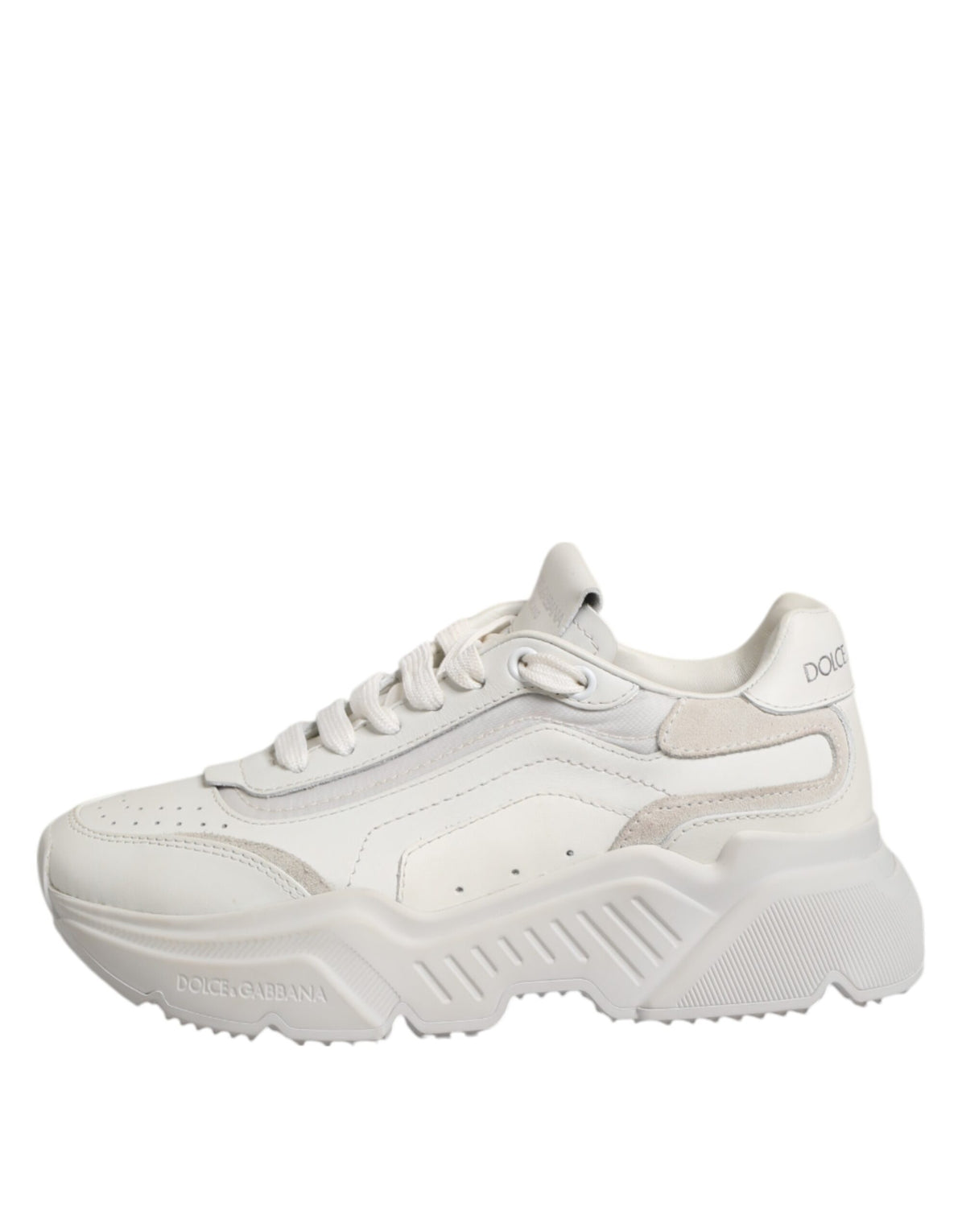 Dolce & Gabbana White Daymaster Low Top Sneaker Shoes