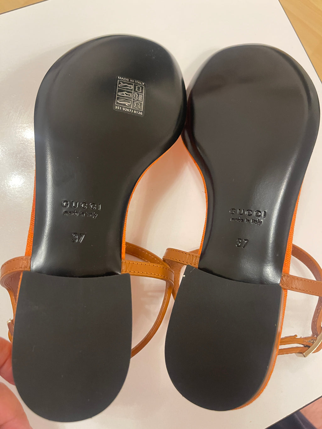 Gucci Chain Leather Sandals