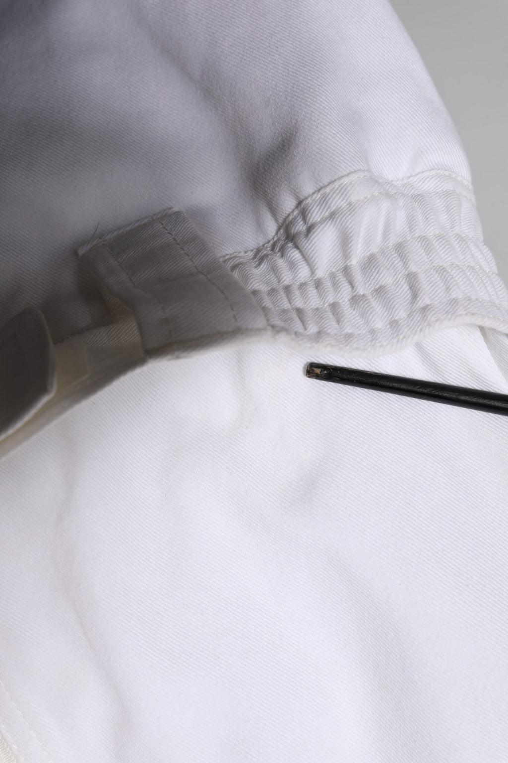 Dolce & Gabbana White Barcode Patch Utility Zip Jumpsuit Pants