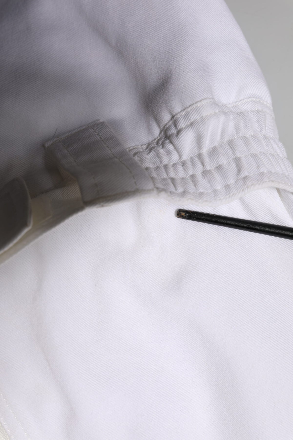 Dolce & Gabbana White Barcode Patch Utility Zip Jumpsuit Pants