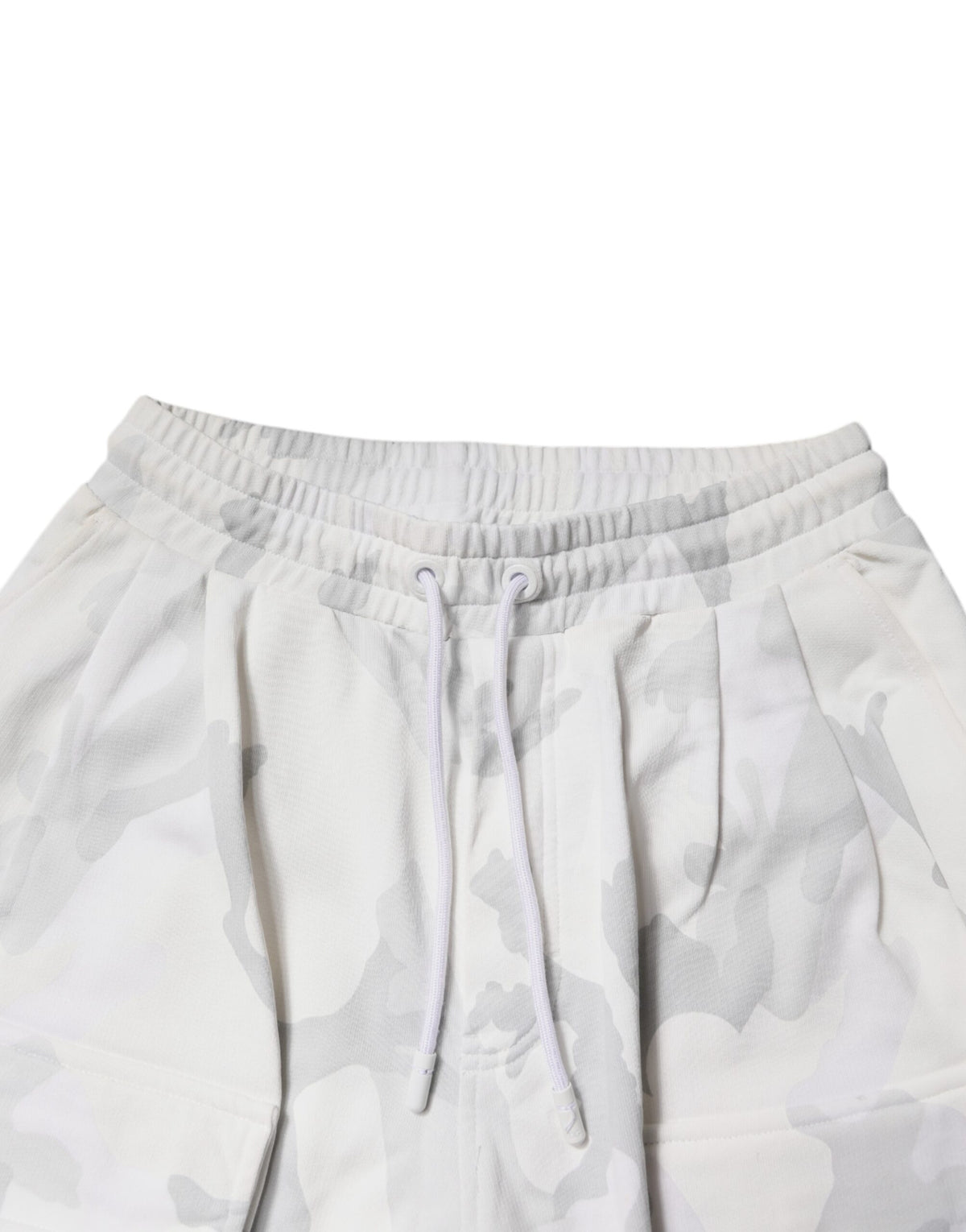 Dolce & Gabbana White Camouflage Cargo Jogger Sweatpants Pants