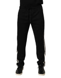 Dolce & Gabbana Black Cotton Jogger Sweatpants Trouser Pants