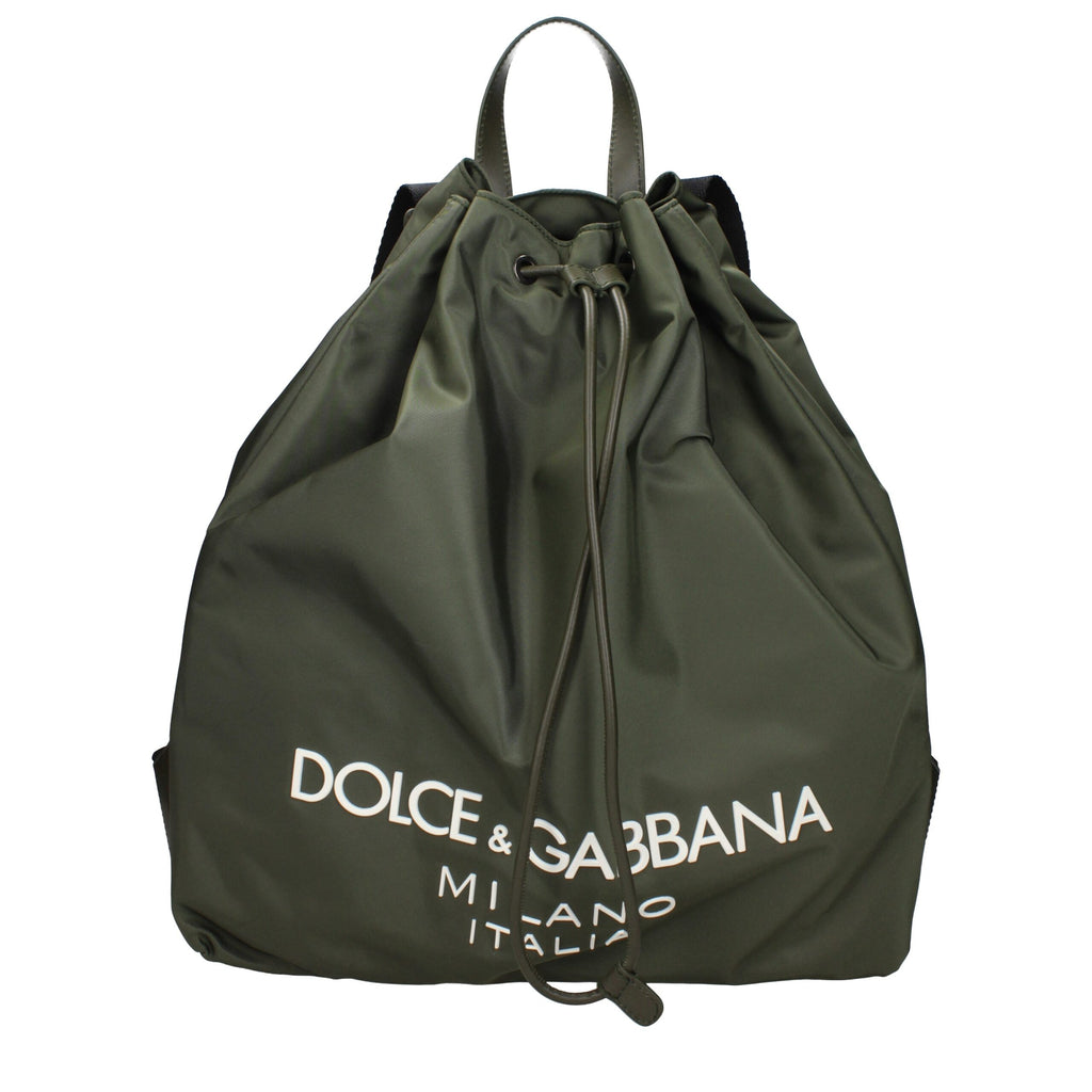 Dolce & Gabbana Green Nylon Backpack