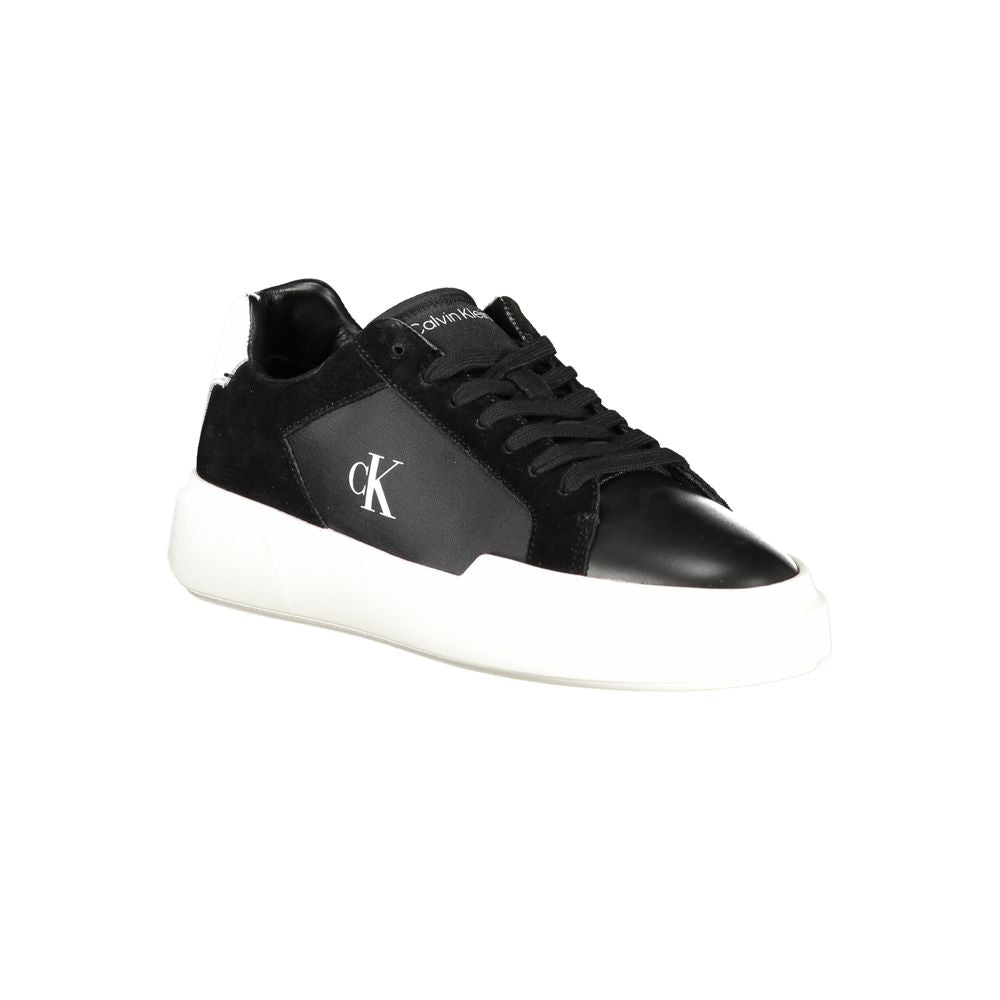 Calvin Klein Nero Leather Men Sneaker