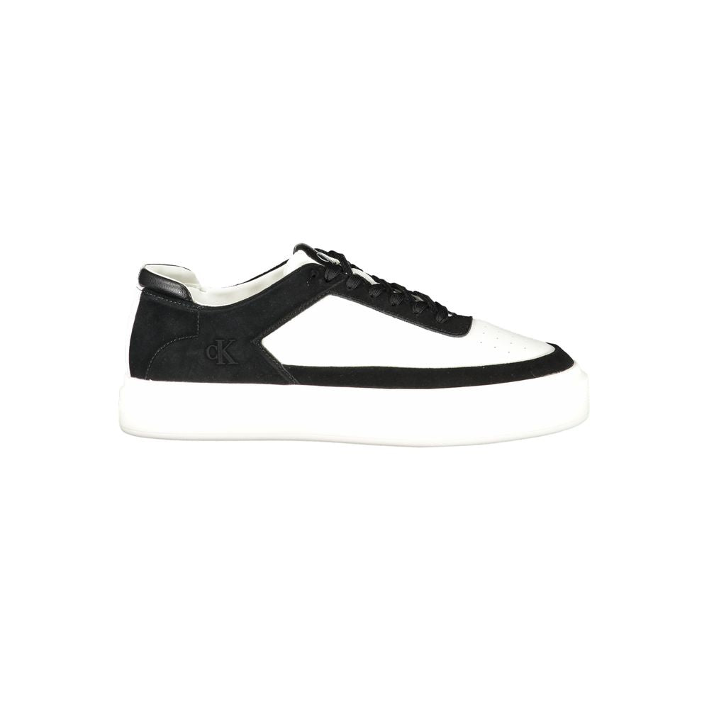 Calvin Klein Bianco Polyurethane Men Sneaker