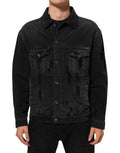 Dolce & Gabbana Black Cotton Stretch Denim Blouson Jacket