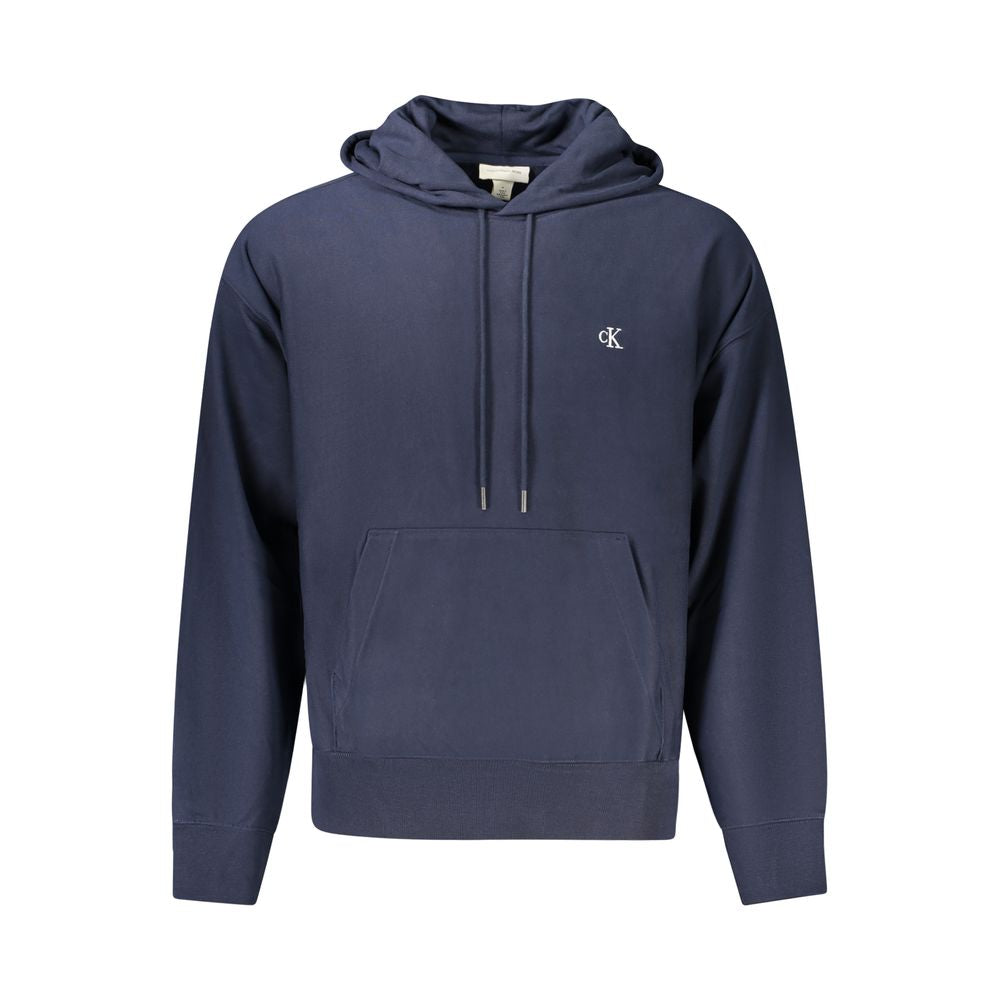 Calvin Klein Blue Cotton Men's Hoodie