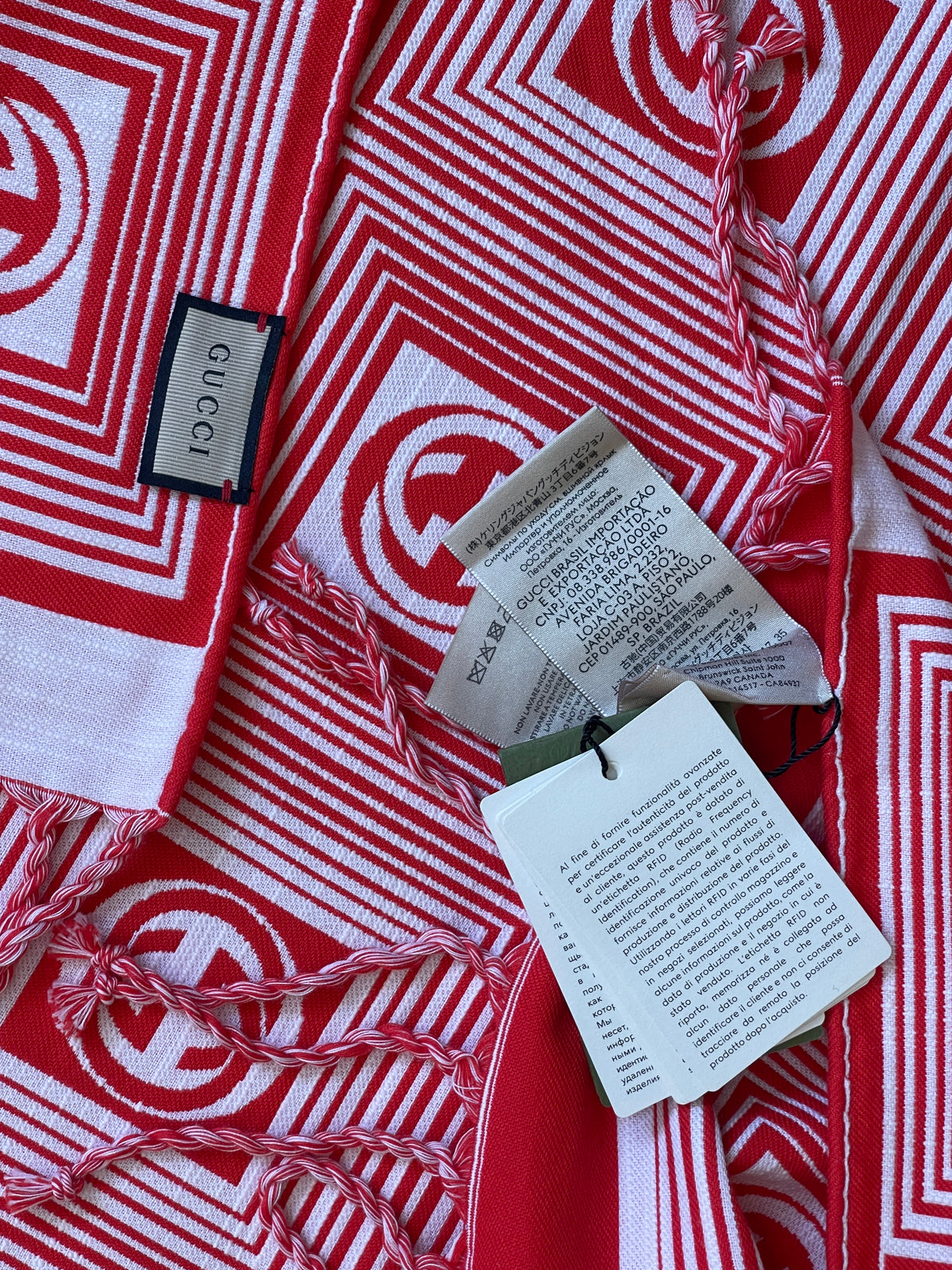 Gucci rug, blanket, tablecloth