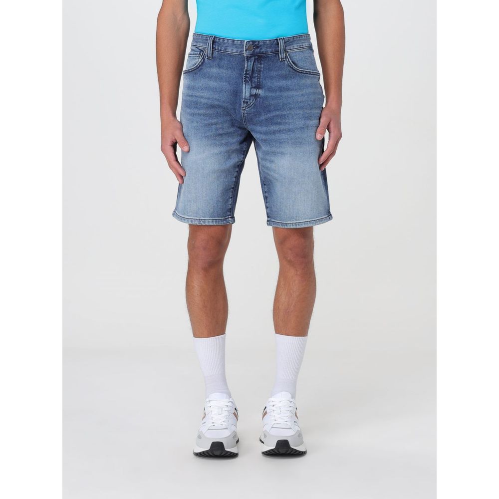 Hugo Boss Blue Denim Shorts