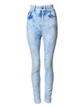 Dolce & Gabbana Light Blue High Waist Skinny Denim Jeans