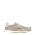 Dolce & Gabbana Beige Fabric Low Top Sneakers