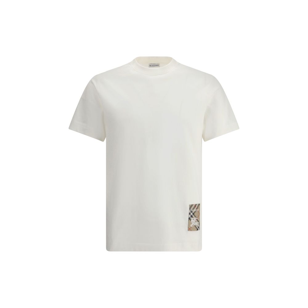Burberry White Cotton T-Shirt