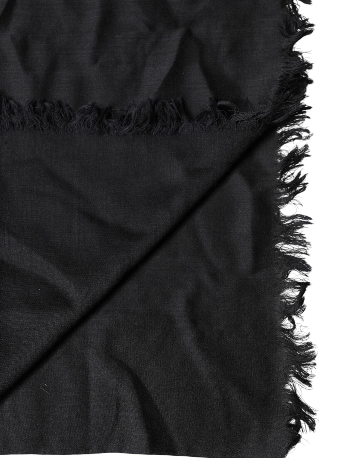 Dolce & Gabbana Black Lace Stole Neck Wrap Shawl Scarf