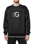 Dolce & Gabbana Black DG Logo Crew Neck Sweatshirt Sweater