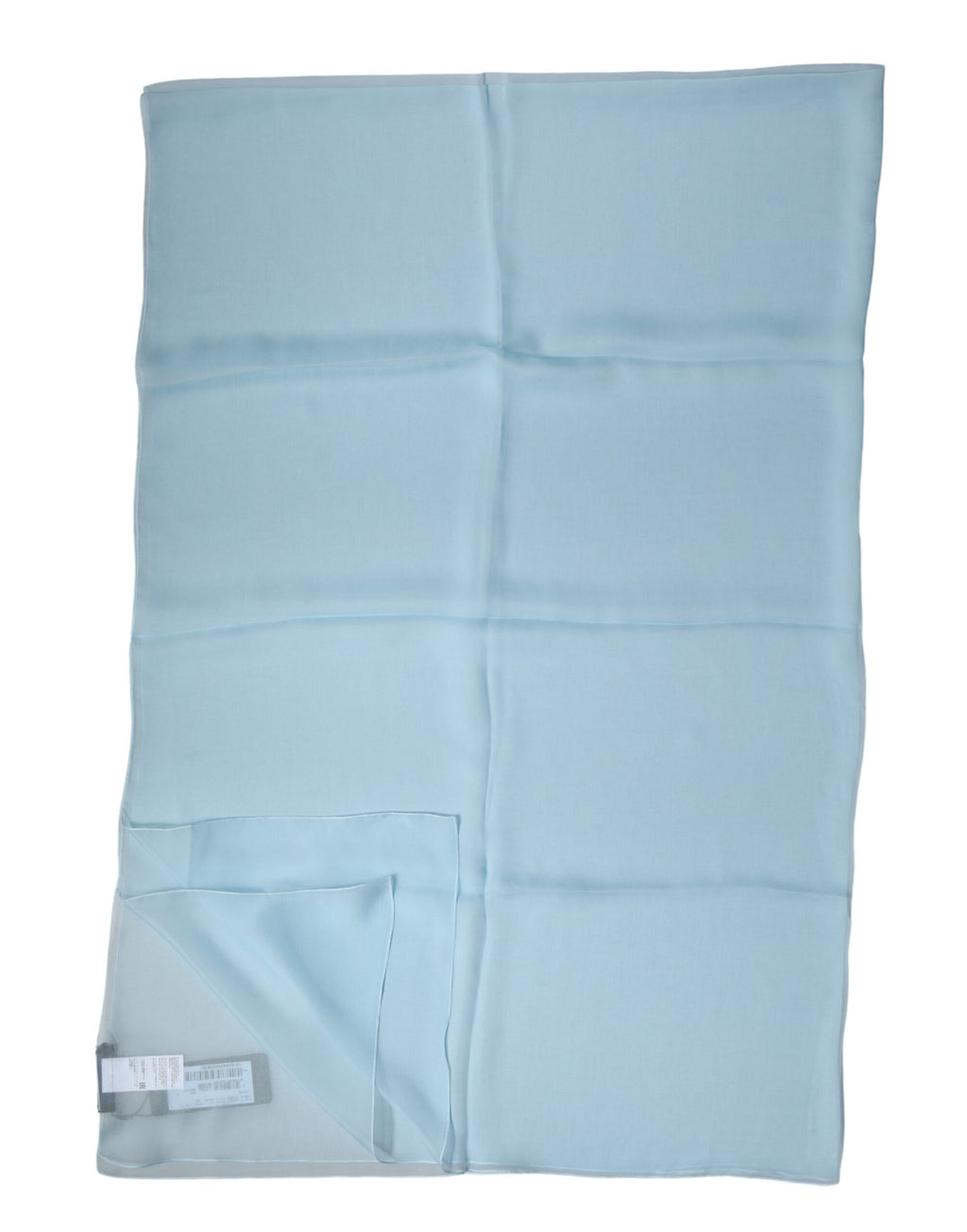 Dolce & Gabbana Light Blue Stole Silk Neck Wrap Shawl Scarf