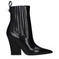 Valentino Garavani Black Leather Ankle Boots