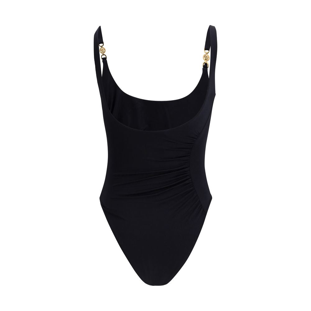 Versace Black Polyamide One-Piece Swimsuit