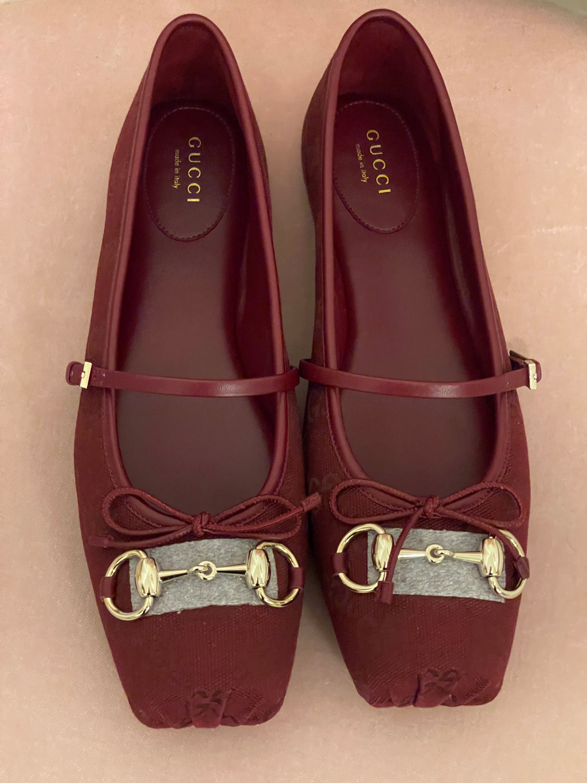 Gucci Ballet Flats in Ancora Red