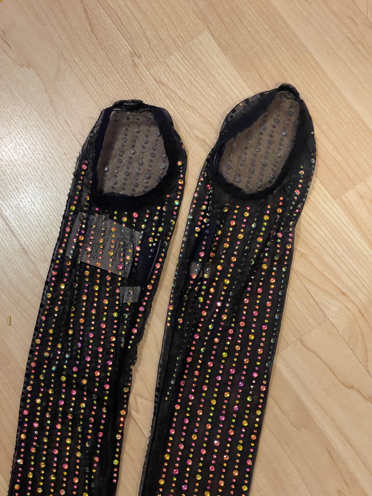 Gucci Long Gloves covered with crystals