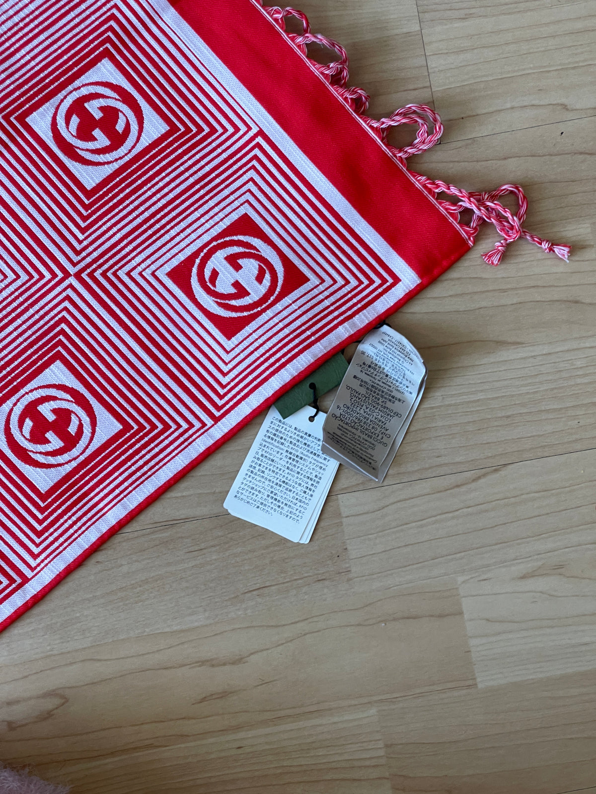 Gucci rug, blanket, tablecloth