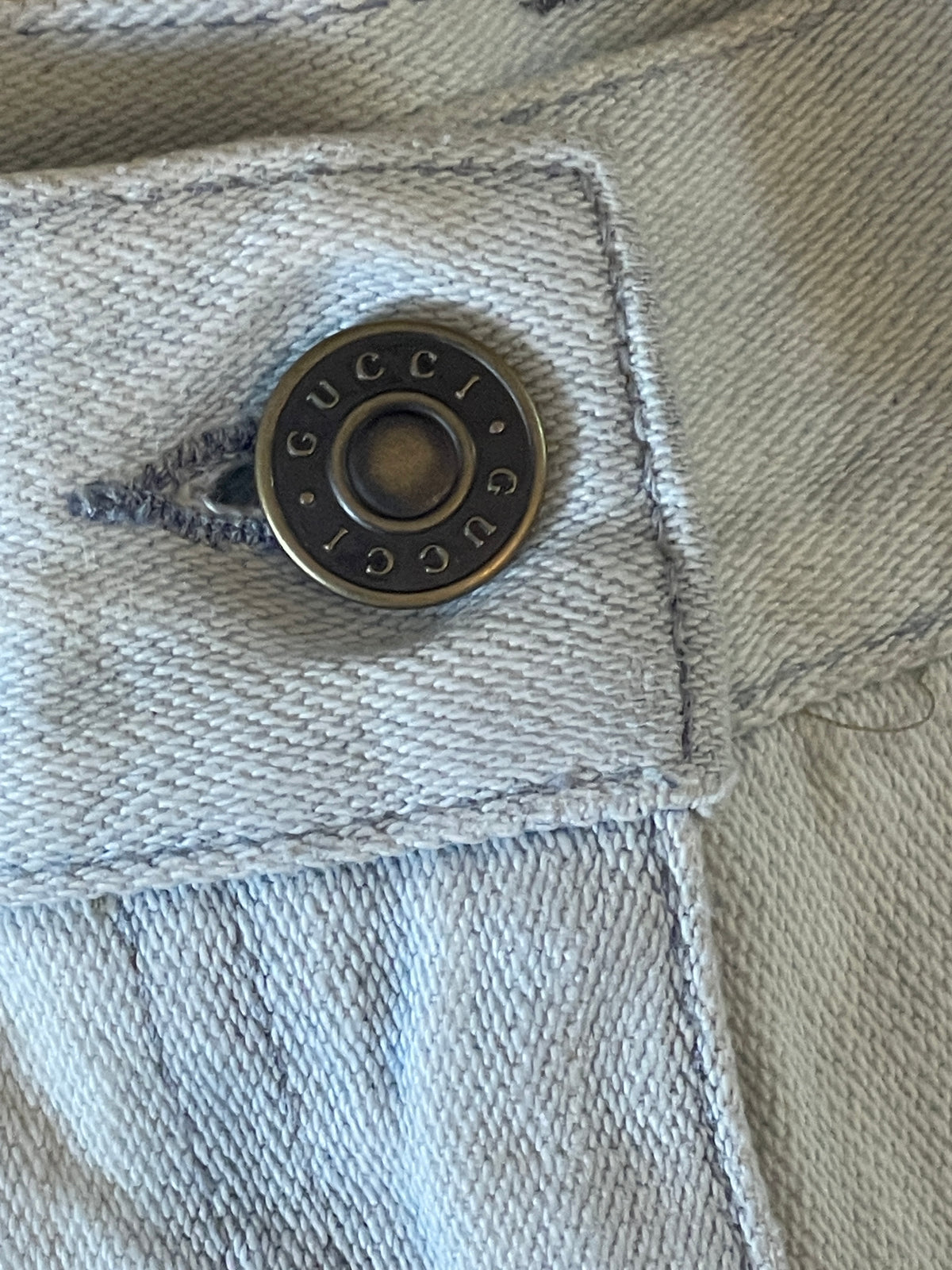 Gucci Denim and embroidered Tiger Long Shorts/ 3/4 Jeans