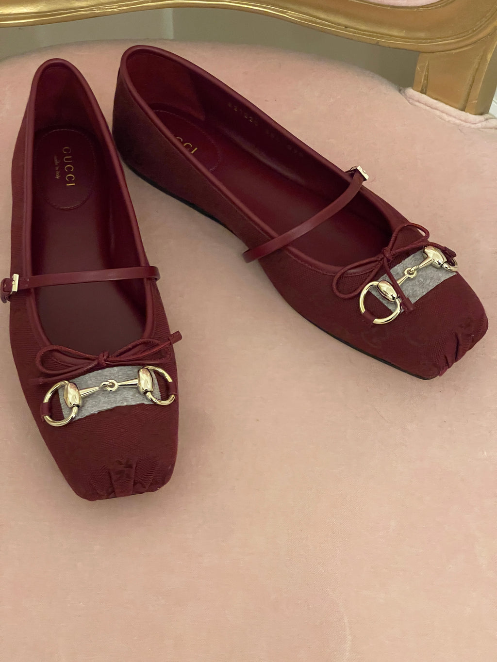 Gucci Ballet Flats in Ancora Red