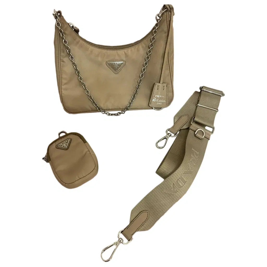 Prada Re-Edition 2005 cloth crossbody bag