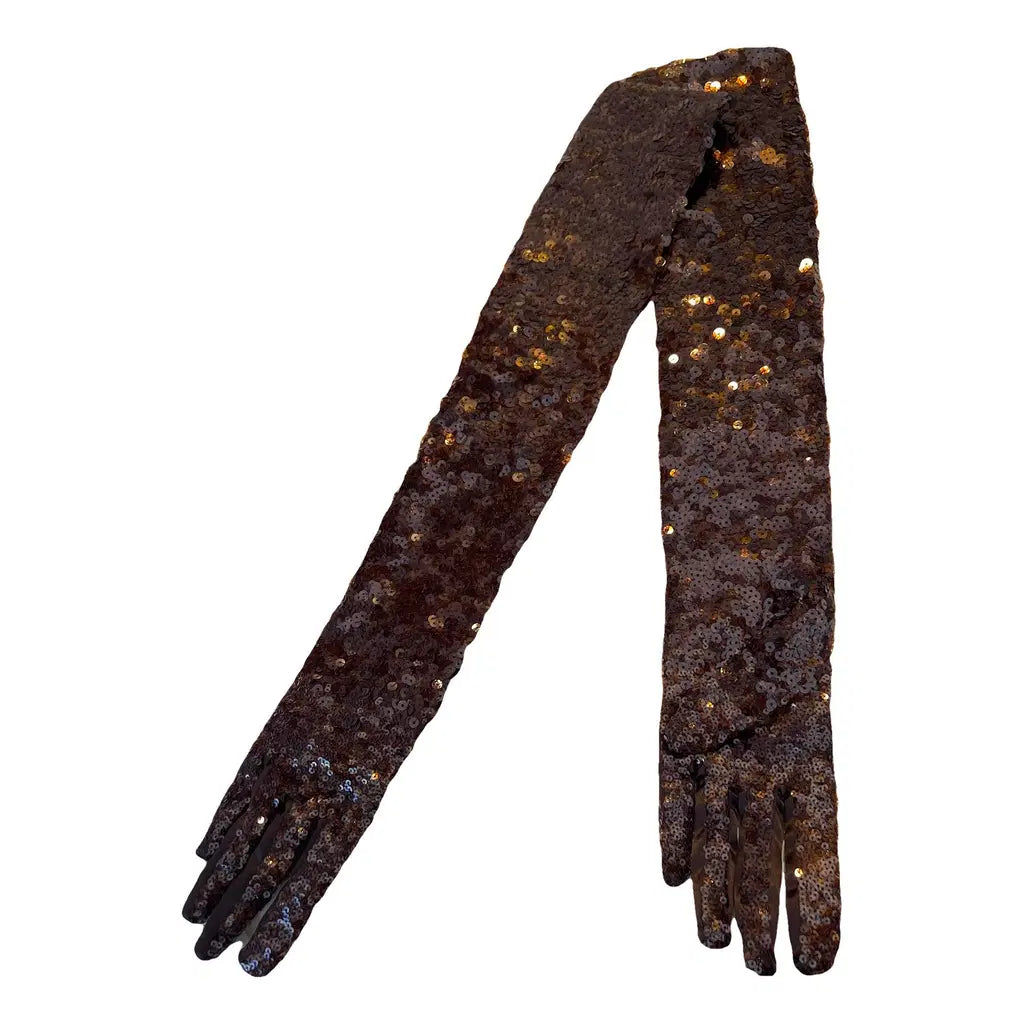 Gucci Long Sequinned Gloves